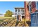 Home's exterior showcasing a screened porch and stairs at 116 Country Creek Dr, Kings Mountain, NC 28086