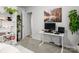 Bedroom with a white desk, shelving, and a plant at 1259 Amberlight Cir, Salisbury, NC 28144