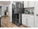 Sleek stainless steel refrigerator in a modern kitchen setting at 1259 Amberlight Cir, Salisbury, NC 28144