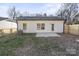 Backyard with patio and fenced yard at 1420 Beechwood Dr, Gastonia, NC 28052