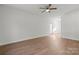 Spacious living area with wood flooring and neutral wall colors at 1420 Beechwood Dr, Gastonia, NC 28052