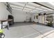 Spacious garage with ample storage and work area at 14206 Morningate St, Huntersville, NC 28078