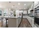 Bright kitchen with an island and open layout at 14206 Morningate St, Huntersville, NC 28078