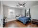 Bright bedroom with hardwood floors and ample natural light at 1500 Collier Ct, Charlotte, NC 28205