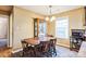 Cozy dining area with wood table and hutch, perfect for small gatherings at 1957 Beth Haven Church Rd, Denver, NC 28037