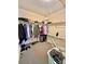 Spacious walk-in closet with shelving and hanging rods at 1995 Gastonia Hwy, Lincolnton, NC 28092