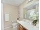 Clean bathroom with wooden vanity and shower/tub at 206 River Clay Rd, Fort Mill, SC 29708