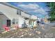 Rear view of townhouses with private patios at 206 River Clay Rd, Fort Mill, SC 29708