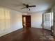 Spacious living room with hardwood floors and doors at 2244 9Th Ne Ave, Hickory, NC 28601