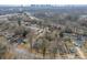 Wide aerial view of neighborhood, showing home location at 2328 Sanders Ave, Charlotte, NC 28216