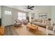 Bright living room with hardwood floors, comfy seating, and large windows at 2328 Sanders Ave, Charlotte, NC 28216