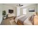 Main bedroom with hardwood floors and stylish furnishings at 2328 Sanders Ave, Charlotte, NC 28216