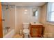 Bathroom with a toilet, sink, and bathtub at 304 Edel St, Kings Mountain, NC 28086