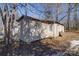 Detached shed or workshop in the backyard at 427 Twin Oaks Rd, Statesville, NC 28625