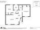 Detailed floor plan highlighting the layout and dimensions of the home at 4901 Smokehollow Rd, Charlotte, NC 28227