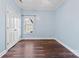 Bedroom with hardwood floors and window at 5428 Old Course Dr, Cramerton, NC 28032