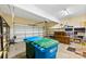 Garage interior with extra storage and shelving units at 5428 Old Course Dr, Cramerton, NC 28032