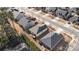 Aerial view of houses and neighborhood at 9307 Dufaux Dr, Charlotte, NC 28278