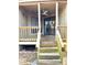 Wooden deck with stairs and access to the living room at 1017 N Center Nw St, Hickory, NC 28601