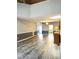 High ceiling living room with wood-look floors at 1017 N Center Nw St, Hickory, NC 28601