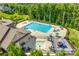 Community lap pool with kiddie pool and lounge area at 1056 Emory Ln, Fort Mill, SC 29708