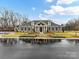 Community clubhouse with a charming design and landscaping at 1115 Millview Ln, Matthews, NC 28104