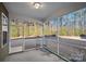 Relaxing screened porch overlooking backyard at 116 Van Gogh Trl, Mount Holly, NC 28120