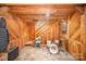 Finished basement with wood paneling and staircase at 1346 5Th Street Nw Cir, Hickory, NC 28601