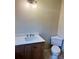 Bright bathroom featuring a modern vanity, stylish fixtures, and clean design at 1346 5Th Street Nw Cir, Hickory, NC 28601