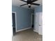 Bright bedroom with ceiling fan and double closets at 250 Bost Rd, China Grove, NC 28023