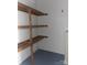 Image of a corner storage area with wooden shelves at 250 Bost Rd, China Grove, NC 28023