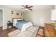 Bright bedroom with wood floors and stylish furnishings at 2514 Ringwood St, Charlotte, NC 28208