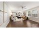 Light and airy living room with hardwood floors and neutral decor at 2514 Ringwood St, Charlotte, NC 28208