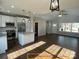 Modern kitchen with stainless steel appliances and an island at 305 General As Johnston St, Stanley, NC 28164