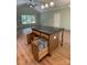 Kitchen island with storage and countertop, plus an open-concept design at 305 General As Johnston St, Stanley, NC 28164