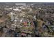 Aerial view showing house location near downtown Lincolnton at 327 S Grove St, Lincolnton, NC 28092