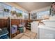 Laundry room with washer, dryer, and extra storage at 3513 Startown Rd, Newton, NC 28658