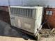 Outdoor air conditioning and heating unit at 416 Richardson St, Albemarle, NC 28001