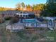 Inviting pool with deck and patio at 44101 Millingport Rd, Richfield, NC 28137