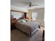 Cozy bedroom with built-in shelving and plush bedding at 4618 Old Lantern Way, Charlotte, NC 28212