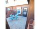 Private patio with table and chairs, perfect for outdoor dining at 4618 Old Lantern Way, Charlotte, NC 28212