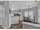 Bright dining area with hardwood floors and a charming table at 6012 Sapwood Ct, Matthews, NC 28104