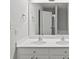 Double vanity bathroom with mirror at 709 Ferrell Ave, Charlotte, NC 28216