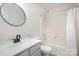 Clean bathroom with vanity, bathtub, and shower at 9005 Jaldena Dr, Charlotte, NC 28227