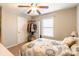 Bedroom with a queen bed and ceiling fan at 1147 Wagner Ave, Fort Mill, SC 29715