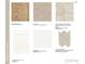 Material and color selections for flooring, cabinets and tile at 3103 Beacon Heights Rd, Indian Land, SC 29707