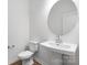 Cozy half bathroom with modern toilet and sink at 3109 Beacon Heights Rd, Indian Land, SC 29707