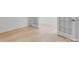 Hallway with wood floors and French doors at 3111 Beacon Heights Rd, Indian Land, SC 29707