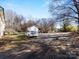 Large backyard with shed and additional parking area at 3800 Margaret Wallace Rd, Matthews, NC 28105