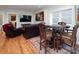 Finished basement with a sitting area and game table at 42610 Moonshine Dr, New London, NC 28127